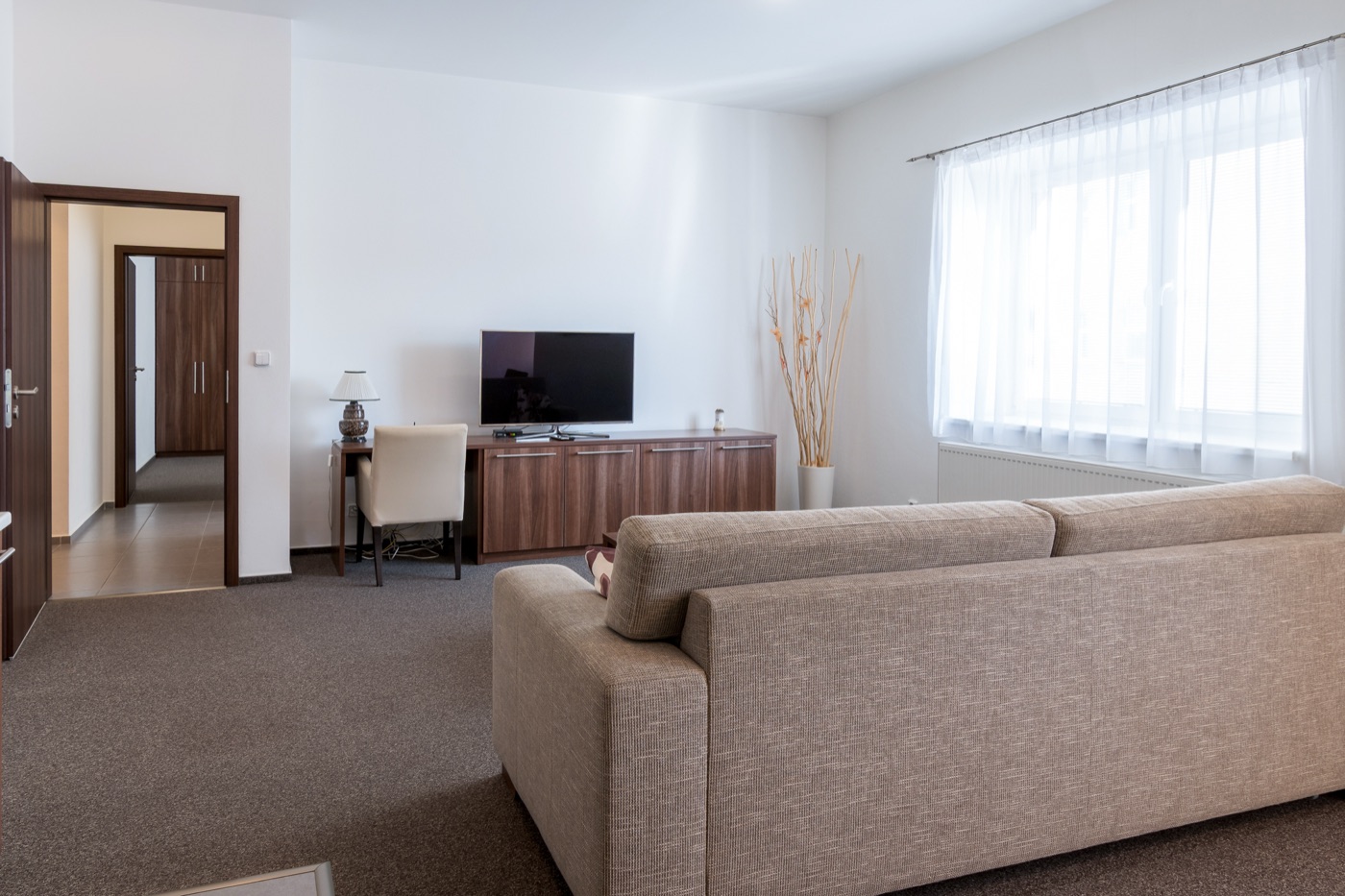 Světlý rodinný apartmán v Penzionu Na Dlouhé